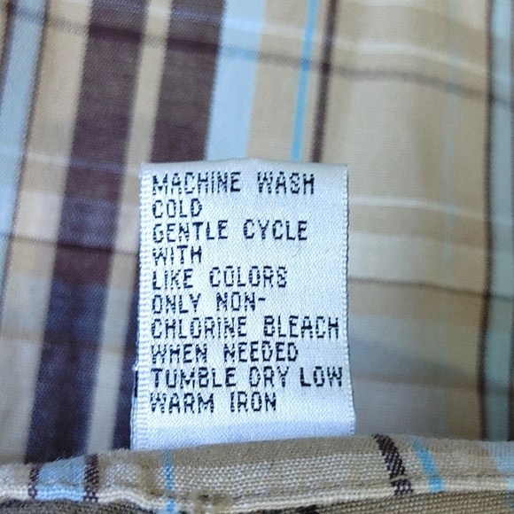 Madison & Max Brown Plaid Capri Crop Pants - Picture 3 of 7